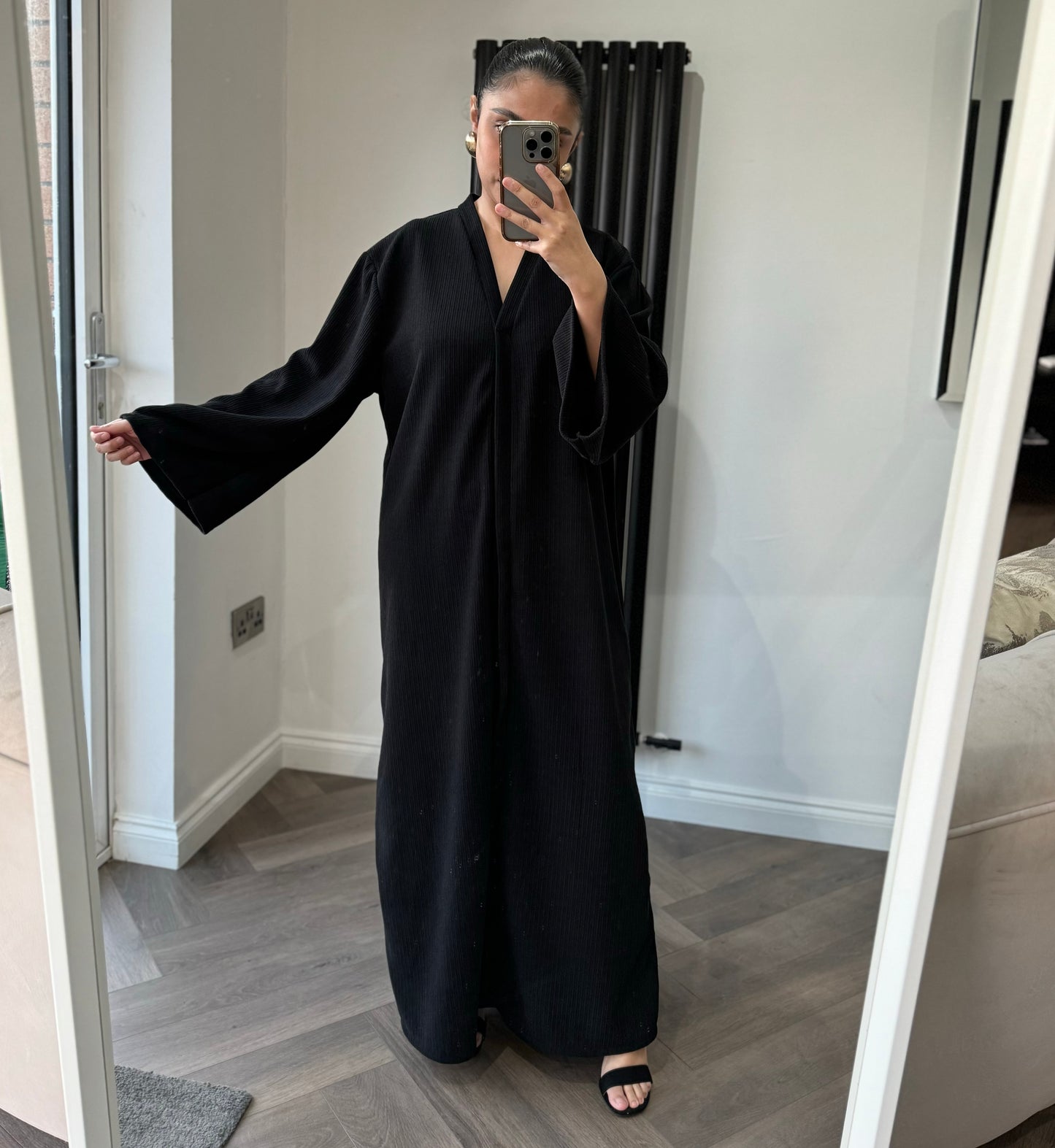 Deb Ribbed Maxi Dress In Black