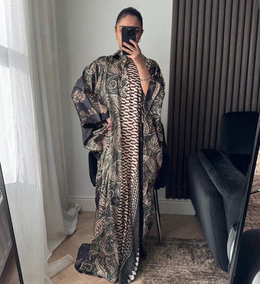 Luxurious Print Maxi dress
