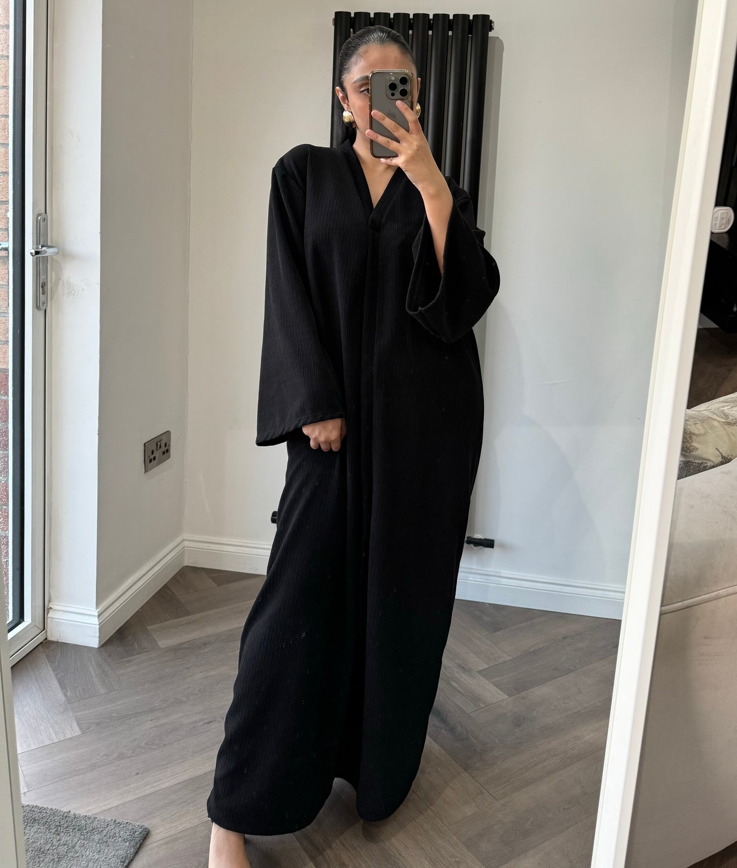 Deb Ribbed Maxi Dress In Black